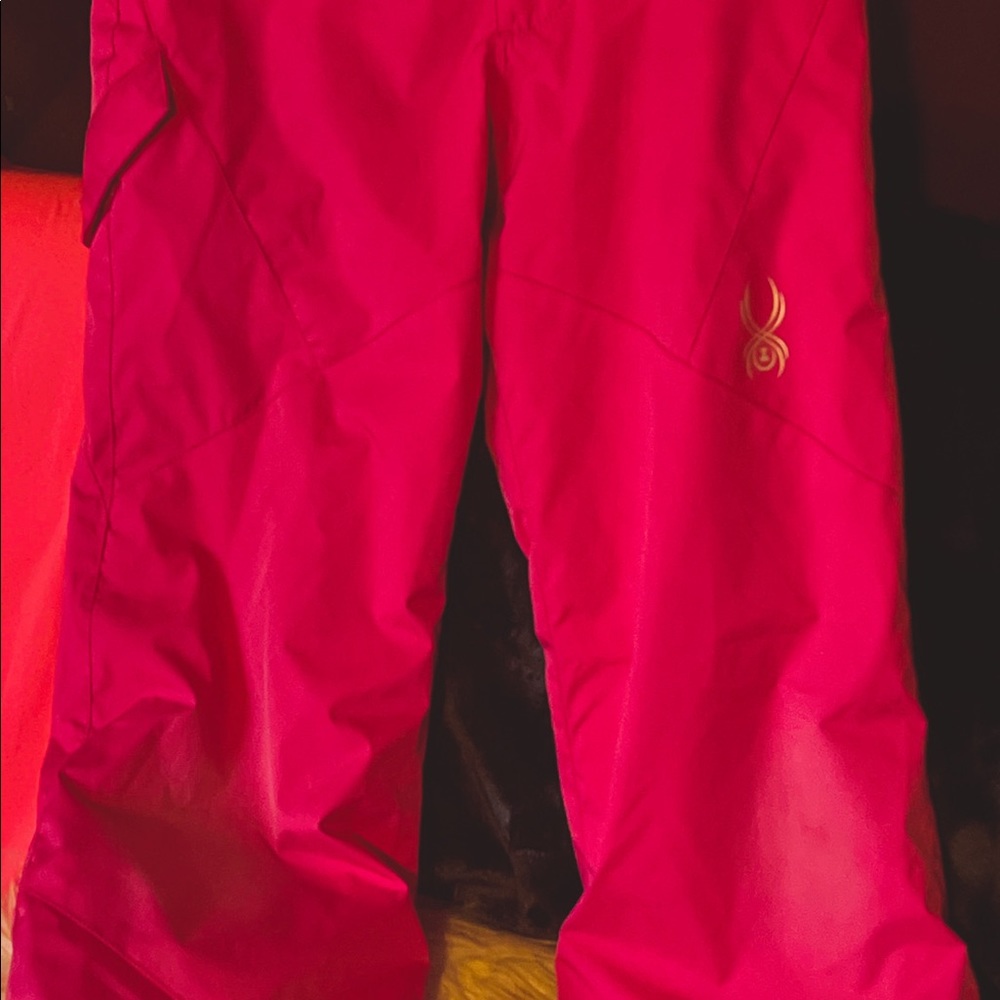 Pink Spyder Snowpants Girls 12